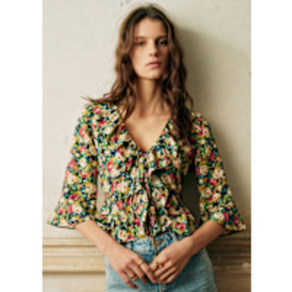 Sezane Tops - Sezane Yseline Shirt